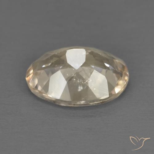 Morganite Gemstone in 8 x 6 mm (calibrated) Size for Sale, Morganite Stone in Cream Color