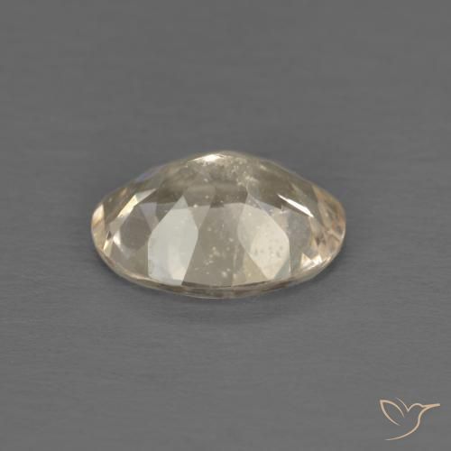 Morganite Gemstone in 8 x 6 mm (calibrated) Size for Sale, Morganite Stone in Light Yellow Color