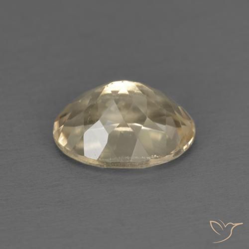 Morganite Gemstone in 8 x 6 mm (calibrated) Size for Sale, Morganite Stone in Light Golden Color