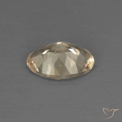Morganite Gemstone in 8 x 6 mm (calibrated) Size for Sale, Morganite Stone in Cream Color