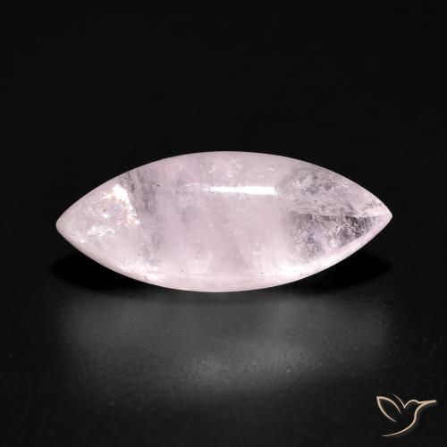 4.29ct Natural Coral Pink Morganite, Marquise, Translucent