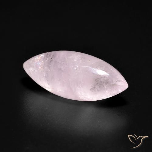 4.29 ct Pink Morganite Stone, Natural Morganite in Marquise Cabochon Shape for Sale
