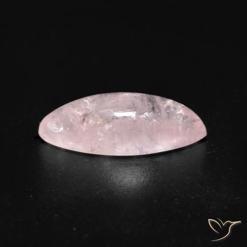 Morganite Gemstone in 13.9 x 6.1 mm Size for Sale, Morganite Stone in Coral Pink Color