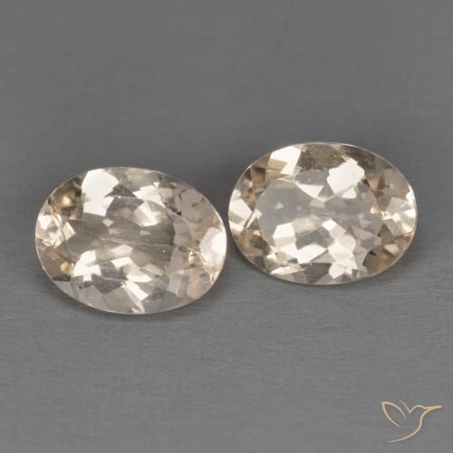 2.13 ctw Pink Morganite Stones, Natural Morganite in Oval Facet Shape for Sale