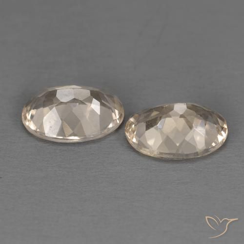 Morganite Gemstones in 8 x 6 mm (calibrated) Size for Sale, Morganite Stones in Salmon Pink Color