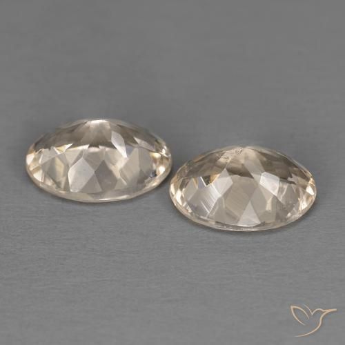 Morganite Gemstones in 8 x 6 mm (calibrated) Size for Sale, Morganite Stones in Medium Pink Color
