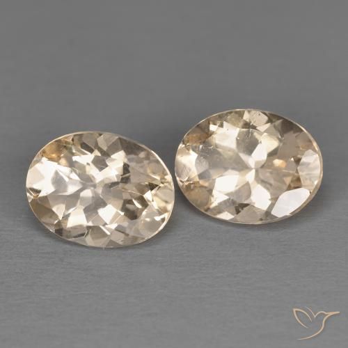 2.31 ctw Pink Morganite Stones, Natural Morganite in Oval Facet Shape for Sale