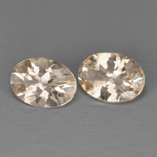 1.98 ctw Pink Morganite Stones, Natural Morganite in Oval Facet Shape for Sale