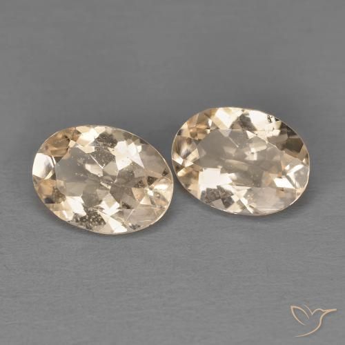 1.73 ct Orange Morganite, 7.9 x 5.8 mm Oval Cut From Afghanistan, Photo A