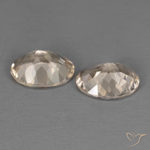 Morganite Gemstones in 8 x 6 mm (calibrated) Size for Sale, Morganite Stones in Medium Pink Color