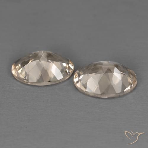 Morganite Gemstones in 8 x 6 mm (calibrated) Size for Sale, Morganite Stones in Salmon Pink Color