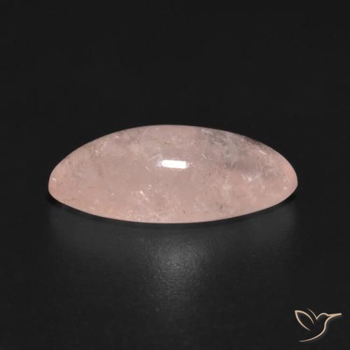 Morganite Gemstone in 14.9 x 7 mm Size for Sale, Morganite Stone in Medium Pink Color