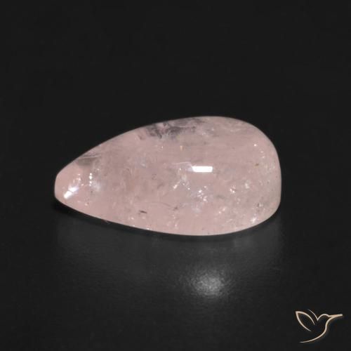 Morganite Gemstone in 10.9 x 7 mm Size for Sale, Morganite Stone in Light Pink Color