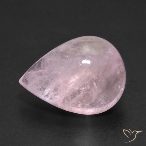 7.89 ct Pink Morganite Stone, Natural Morganite in Pear Cabochon Shape for Sale