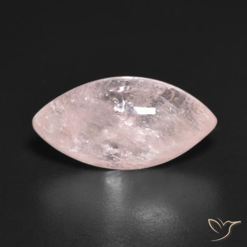 4.44ct Natural Light Pink Morganite, Marquise, Transparent