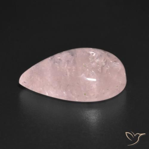Morganite Gemstone in 15 x 10 mm (calibrated) Size for Sale, Morganite Stone in Light Pink Color