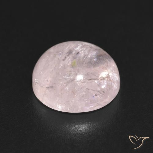 Morganite Gemstone in 9 mm (calibrated) Size for Sale, Morganite Stone in Flamingo Pink Color