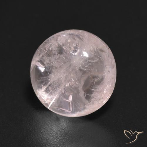 2.22 ct Pink Morganite Stone, Natural Morganite in Round Cabochon Shape for Sale