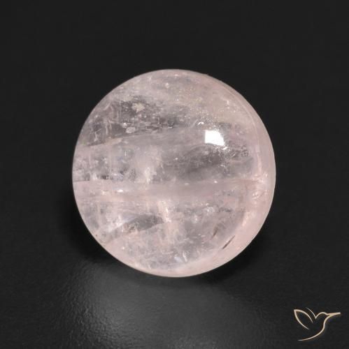 1.90 ct Pink Morganite Stone, Natural Morganite in Round Cabochon Shape for Sale