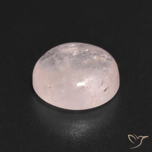 Morganite Gemstone in 8 mm (calibrated) Size for Sale, Morganite Stone in Light Pink Color