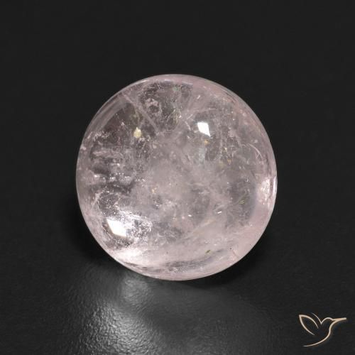 1.82 ct Pink Morganite Stone, Natural Morganite in Round Cabochon Shape for Sale