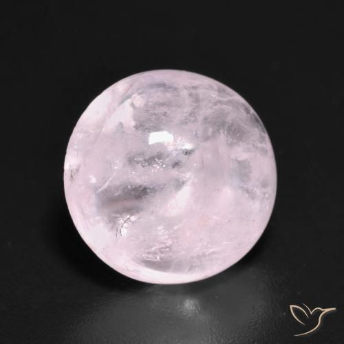 4.64 ct Pink Morganite Stone, Natural Morganite in Round Cabochon Shape for Sale
