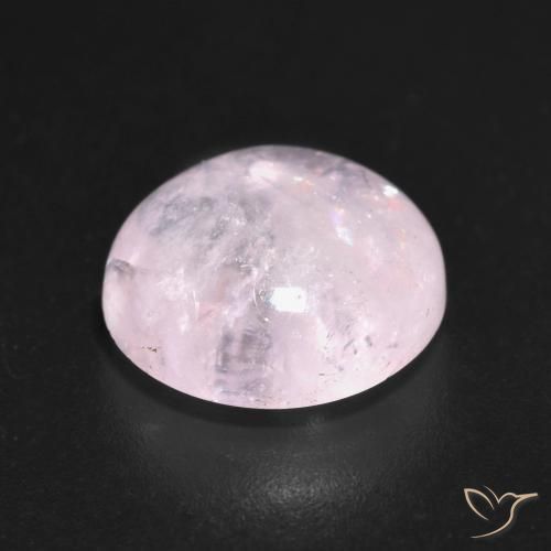 Morganite Gemstone in 11 mm (calibrated) Size for Sale, Morganite Stone in Light Peach Rose Color