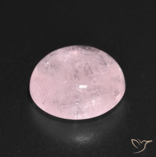 Morganite Gemstone in 10 mm (calibrated) Size for Sale, Morganite Stone in Light Pink Color