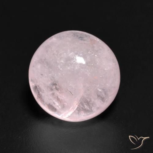 3.36ct Natural Rose Pink Morganite, Round, Translucent