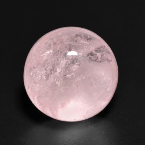 Morganita Rosa Cabujón Redondo de 8.39 ct de Afganistán, dimensión 12,1mm, piedra preciosa natural No tratado, claridad Translúcido, Morganita de 1 pieza en color Rosado medio, dureza Mohs de 7.5 - 8 Adecuado para joyas de uso diario, Photo A