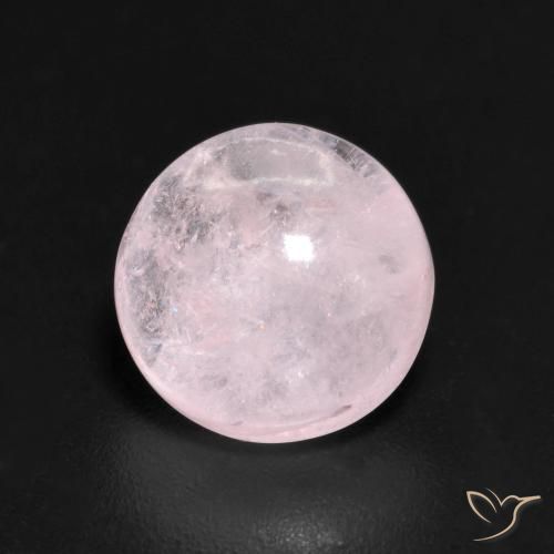 2.01ct Natural Light Pink Morganite, Round, Translucent