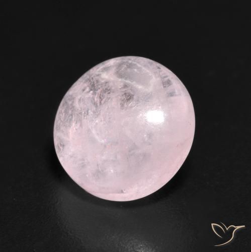 2.01 ct Pink Morganite Stone, Natural Morganite in Round Cabochon Shape for Sale