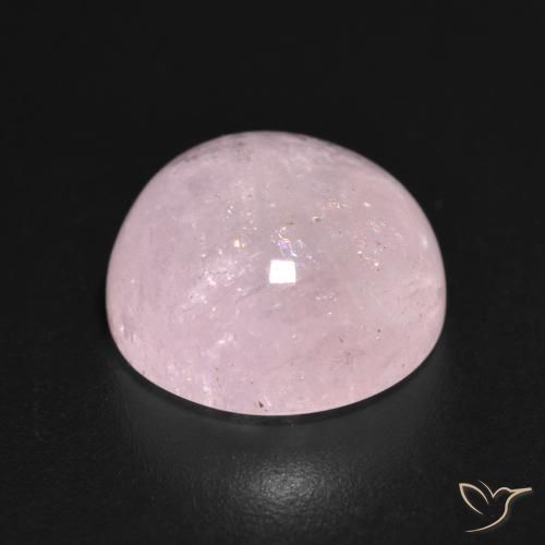 Morganite Gemstone in 12 mm (calibrated) Size for Sale, Morganite Stone in Light Peach Rose Color