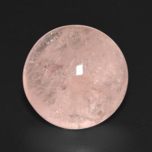 Pink Tone Morganite Gem - 9ct Round Cabochon (ID: 600545)