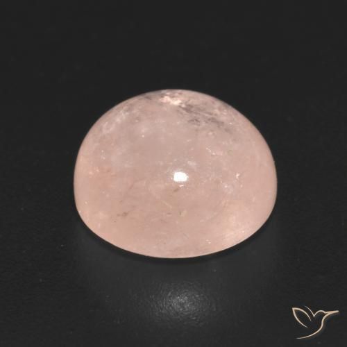 Morganite Gemstone in 9 mm (calibrated) Size for Sale, Morganite Stone in Salmon Pink Color