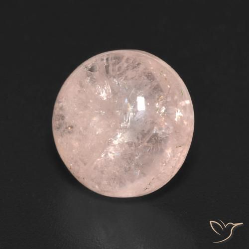 2.80 ct Pink Morganite Stone, Natural Morganite in Round Cabochon Shape for Sale