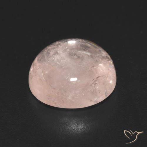 Morganite Gemstone in 10 mm (calibrated) Size for Sale, Morganite Stone in Coral Pink Color