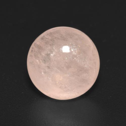 Medium Pink Morganite Gem - 2.2ct Round Cabochon (ID: 600552)