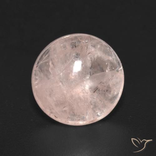 2.90ct Natural Rose Pink Morganite, Round, Transparent