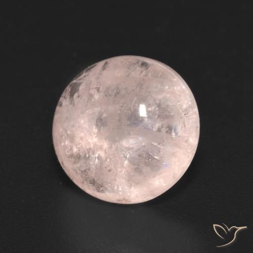 2.90 ct Pink Morganite Stone, Natural Morganite in Round Cabochon Shape for Sale