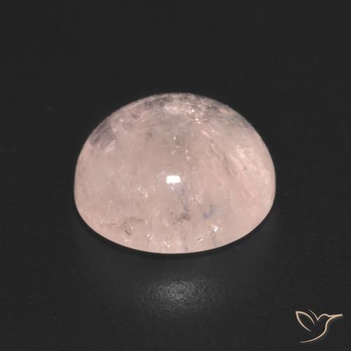 Morganite Gemstone in 9 mm (calibrated) Size for Sale, Morganite Stone in Rose Pink Color