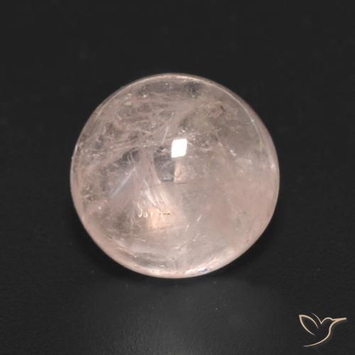 2.95ct Natural Light Pink Morganite, Round, Transparent