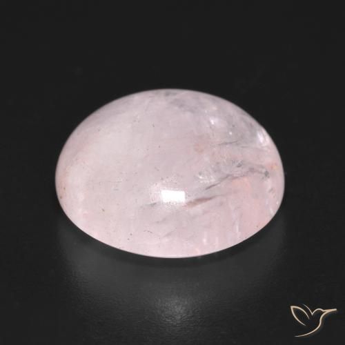 Morganite Gemstone in 14 mm (calibrated) Size for Sale, Morganite Stone in Very Light Rose Pink Color