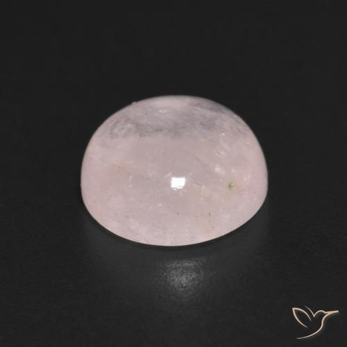 Morganite Gemstone in 8 mm (calibrated) Size for Sale, Morganite Stone in Light Pink Color