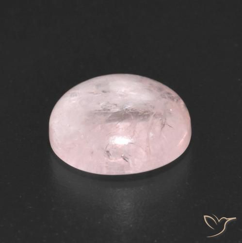 Morganite Gemstone in 10 mm (calibrated) Size for Sale, Morganite Stone in Flamingo Pink Color