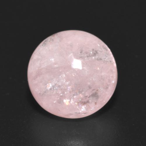 2,85 ct runder Morganit aus Afghanistan, Größe: 9,1mm, Reinheit: Translucent, Garantiert echter Edelstein, 1 Stück Morganit in Helles Korallenrosa Farbe, Mohs-Härte von 7,5 - 8 Geeignet für den täglichen Gebrauch im Schmuck, Photo A