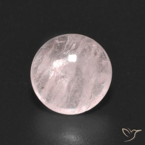 1.68ct Natural Flamingo Pink Morganite, Round, Transparent