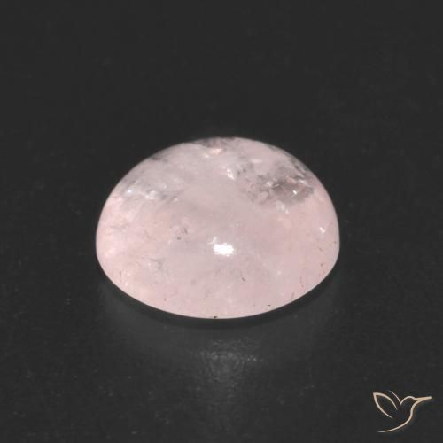 Morganite Gemstone in 8 mm (calibrated) Size for Sale, Morganite Stone in Flamingo Pink Color