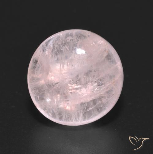 Morganita rosa de 5,25 ct, corte redondo de 11,2 mm desde Afganistán, Photo A