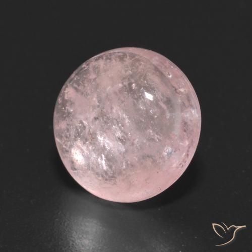 2.78ct Natural Light Pink Morganite, Round, Transparent